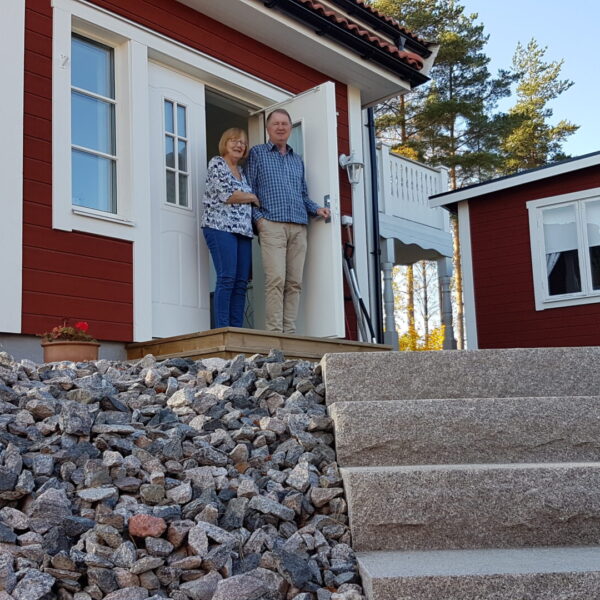 Plattläggning i Borsökna