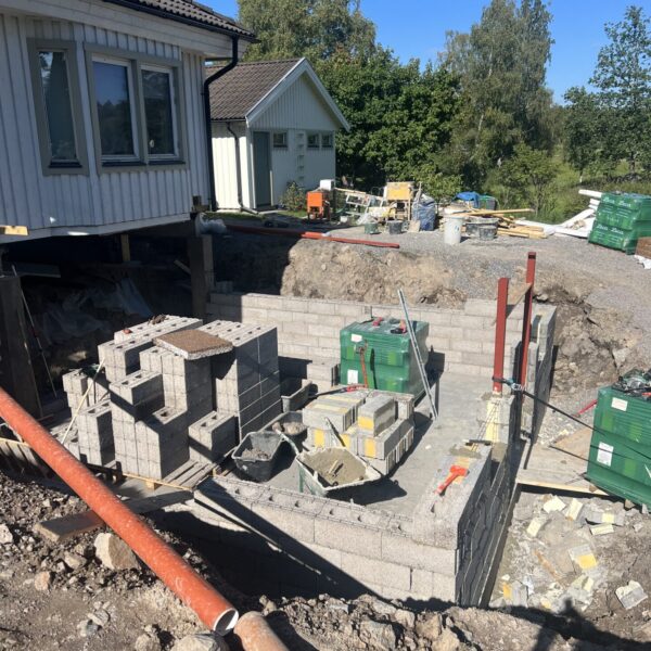 Källargrund Lecablock